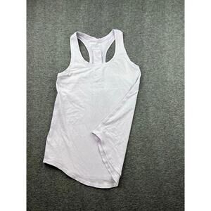 Lululemon Twist Back White Athletic Tank Top Size 6